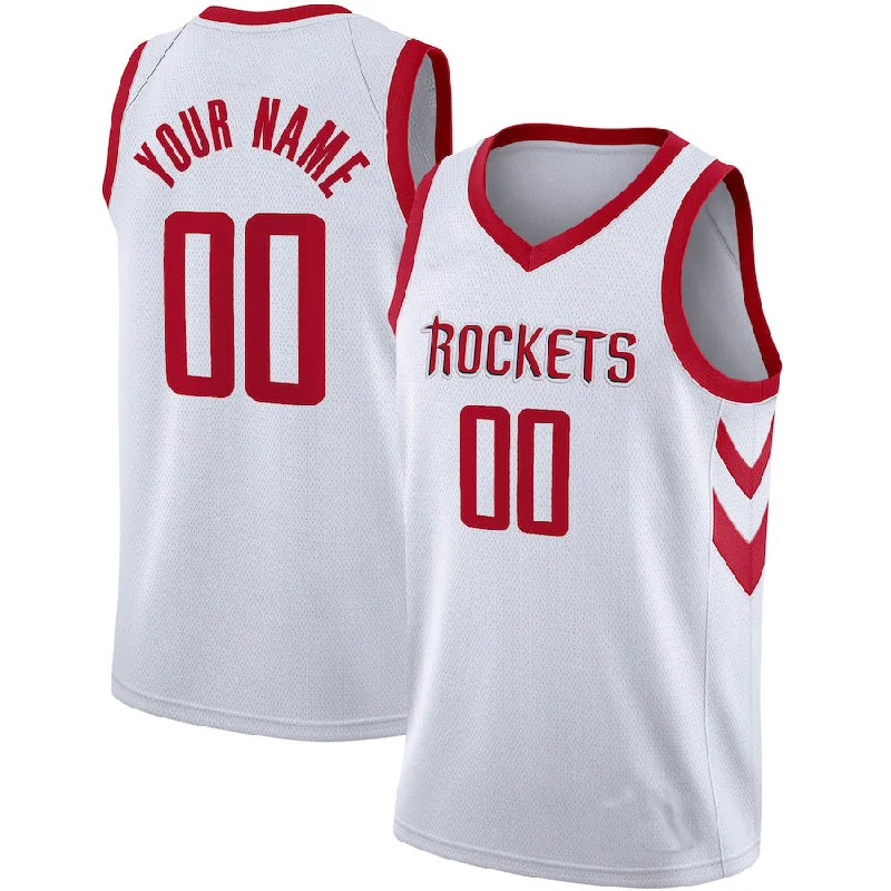 Custom H.Rockets Swingman Association Editio White Stitched Basketball Jersey-NFC Football Jersey Sale Online -