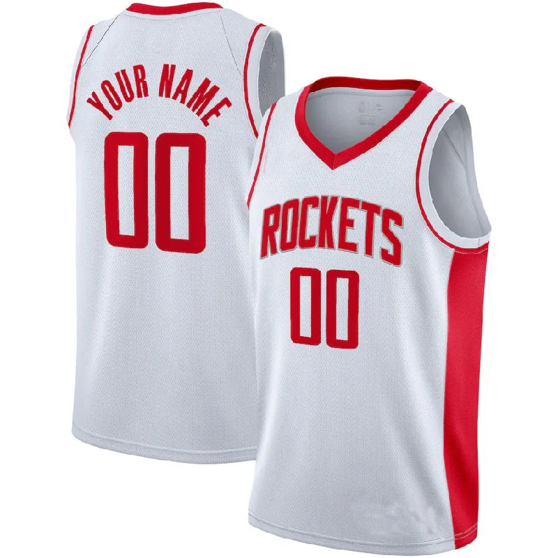 Custom H.Rockets 2020-21 Swingman Jersey Association Editio White Stitched Basketball Jersey-NFC Football Jersey for Holidays -