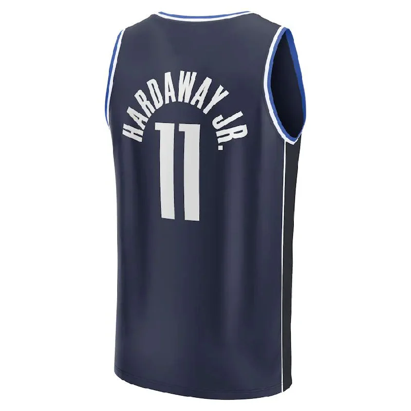 D.Mavericks #11 Tim Hardaway Jr Fanatics Branded 2022-23 Fast Break Replica Jersey Statement Edition Navy Stitched American Basketball Jersey-NFC Jersey with Team Colors -