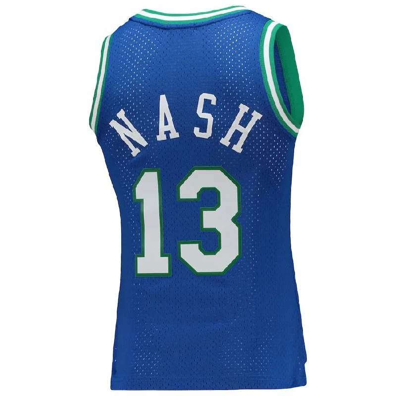 D.Mavericks #13 Steve Nash Mitchell & Ness 1998-99 Hardwood Classics Swingman Jersey Blue Stitched American Basketball Jersey-NFC NFC Championship Jersey Online -