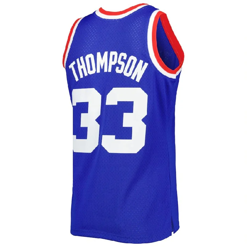 D.Nuggets #33 David Thompson Mitchell & Ness Hardwood Classics 1975-76 Swingman Jersey Royal Stitched American Basketball Jersey-NFC NFC Game Jersey -