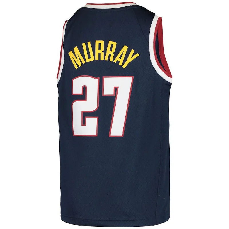 D.Nuggets #27 Jamal Murray 2020-21 Swingman Jersey Icon Edition Navy Stitched American Basketball Jersey-NFC Jersey Online -