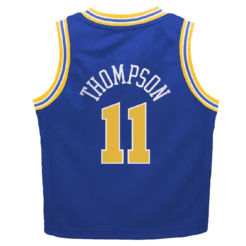 G.State Warriors #11 Klay Thompson Preschool 2022-23 Swingman Jersey Blue Classic Edition Stitched American Basketball Jersey-NFC NFC Football Jersey with Name -