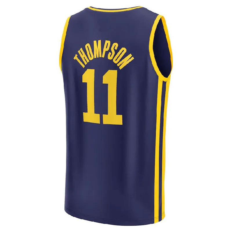 G.State Warriors #11 Klay Thompson Fanatics Branded 2022-23 Fast Break Replica Player Jersey Statement Edition Navy Stitched American Basketball Jersey-NFC NFC Player Football Jersey -