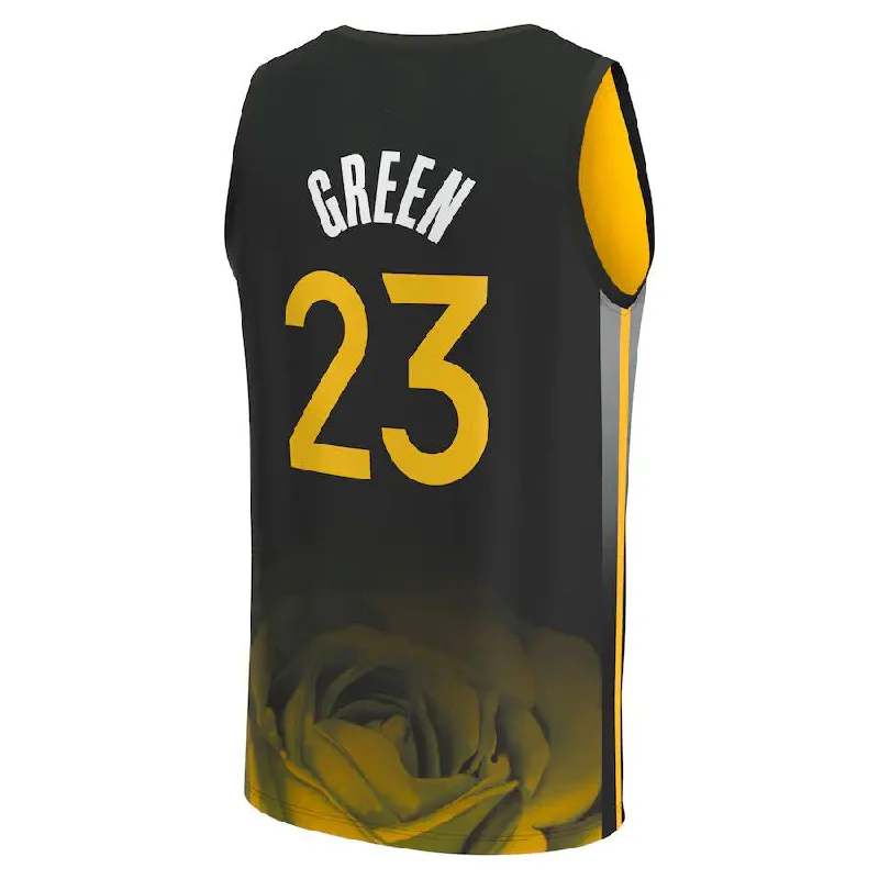 G.State Warriors #23 Draymond Green Fanatics Branded 2022-23 Fastbreak Jersey City Edition Black Stitched American Basketball Jersey-NFC NFC Team Jersey Sale -