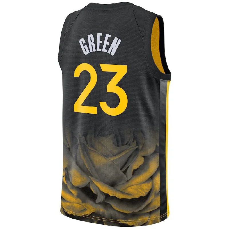 G.State Warriors #23 Draymond Green Unisex 2022-23 Swingman Jersey Black Stitched American Basketball Jersey-NFC Football Jersey for Holidays -