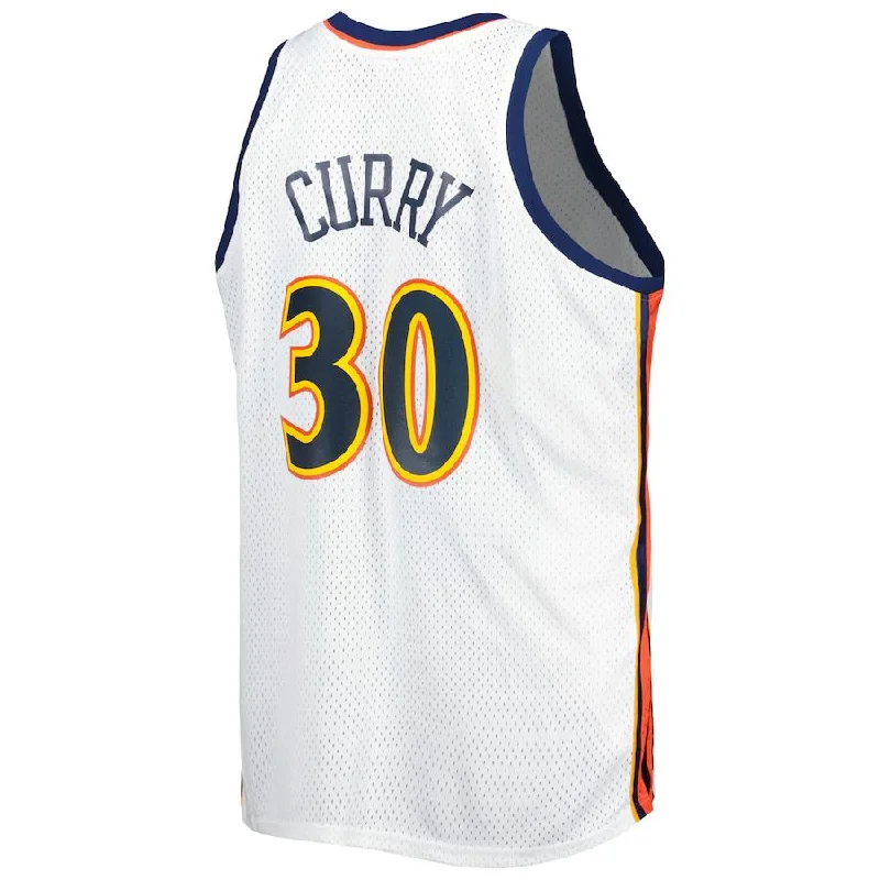 G.State Warriors #30 Stephen Curry Mitchell & Ness Big & Tall Hardwood Classics 2008-09 Swingman Jersey White Association Edition Stitched American Basketball Jersey-NFC Football Jersey Online Shop -