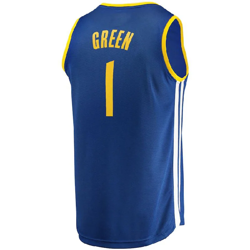 G.State Warriors #1 Draymond Green Fanatics Branded 2022-23 Fast Break Replica Player Jersey Icon Blue Stitched American Basketball Jersey-NFC Elite Team Football Jersey -