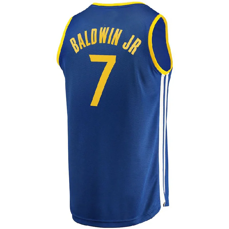 G.State Warriors #7 Patrick Baldwin Jr. Fanatics Branded 2021-22 Fast Break Replica Jersey Icon Edition Royal Stitched American Basketball Jersey-NFC NFC Fan Jersey Online -