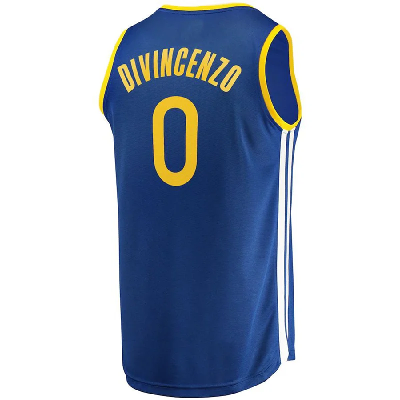 G.State Warriors #0 Donte DiVincenzo Fanatics Branded 2022-23 Fast Break Replica Player Jersey Icon Blue Stitched American Basketball Jersey-NFC NFC Championship Jersey Online -