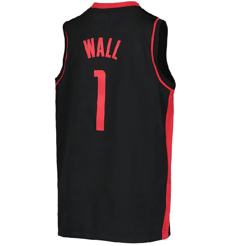 H.Rockets #1 John Wall 2020-21 Swingman Player Jersey Earned Edition Black Stitched American Basketball Jersey-NFC NFL Jersey for Sale -