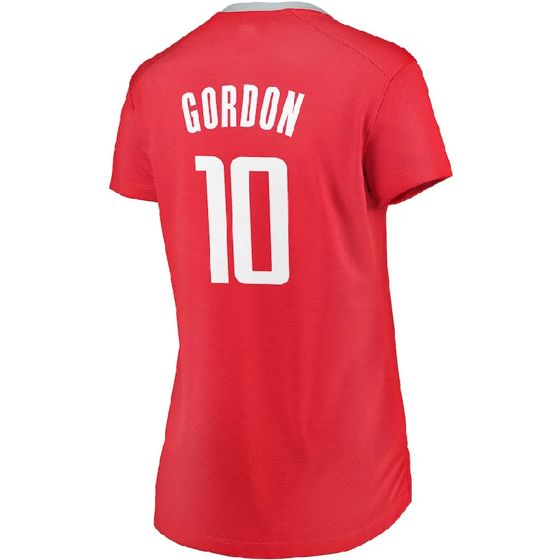 H.Rockets #10 Eric Gordon Fanatics Branded Fast Break Player Replica Jersey Icon Edition Red Stitched American Basketball Jersey-NFC NFC Official Game Jersey -