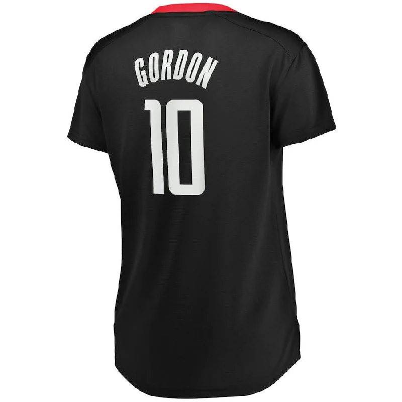 H.Rockets #10 Eric Gordon Fanatics Branded Women's Fast Break Player Replica Jersey Statement Edition Black Stitched American Basketball Jersey-NFC Authentic NFC Jersey -