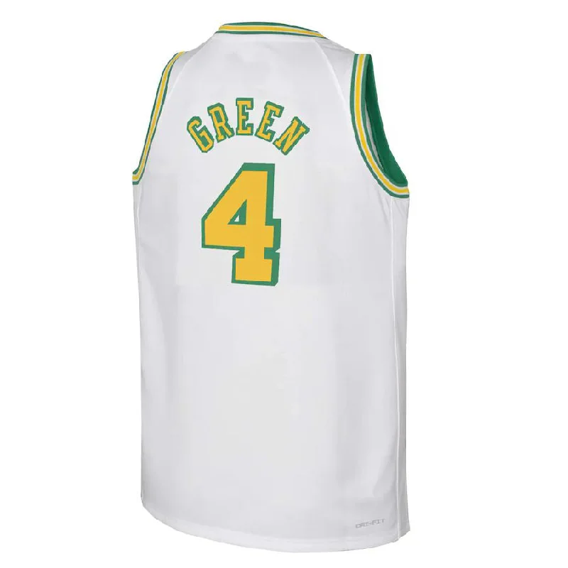 H.Rockets #4 Jalen Green 2022-23 Swingman Jersey White  Classic Edition Stitched American Basketball Jersey-NFC NFC Football Jersey -