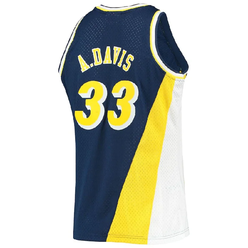 IN.Pacers #33 Antonio Davis Mitchell & Ness 1996-97 Hardwood Classics Swingman Jersey Navy Stitched American Basketball Jersey-NFC Atlanta Falcons Jersey -