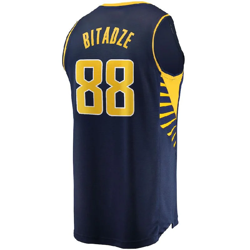 IN.Pacers #88 Goga Bitadze Fanatics Branded 2021-22 Fast Break Replica Jersey City Edition Navy Stitched American Basketball Jersey-NFC Football Jersey for Sale Near Me -