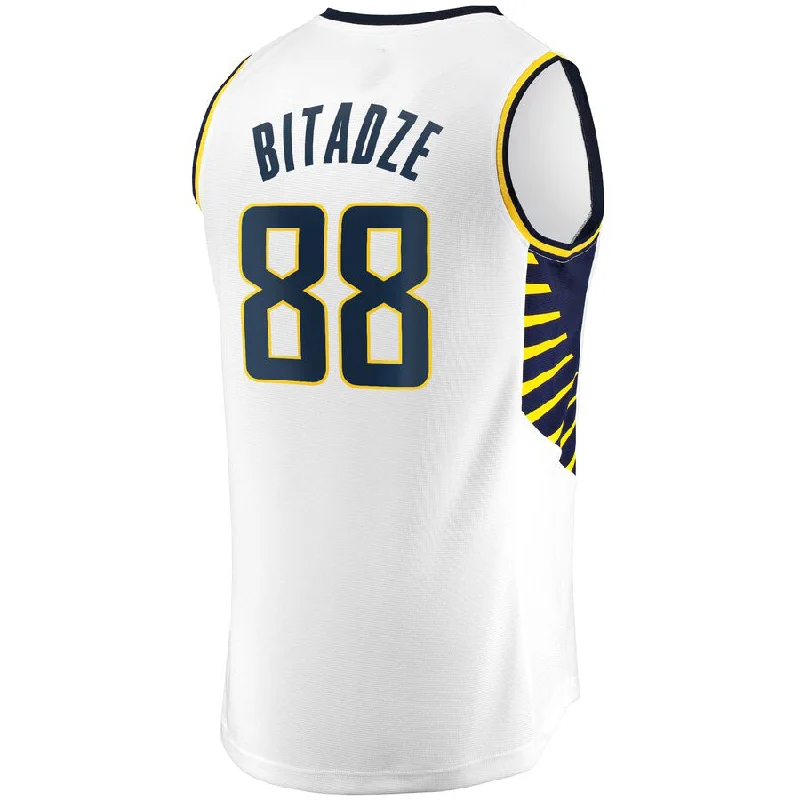 IN.Pacers #88 Goga Bitadze Fanatics Branded Fast Break Player Replica Jersey Association Edition White Stitched American Basketball Jersey-NFC Official Football Jersey Shop -