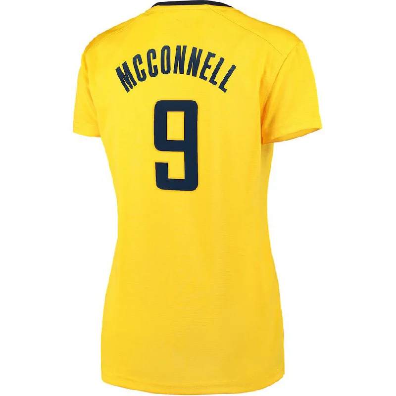 IN.Pacers #9 T.J. McConnell Fanatics Branded Women's Fast Break Player Replica Jersey Statement Edition Gold Stitched American Basketball Jersey-NFC Vintage Football Jersey -