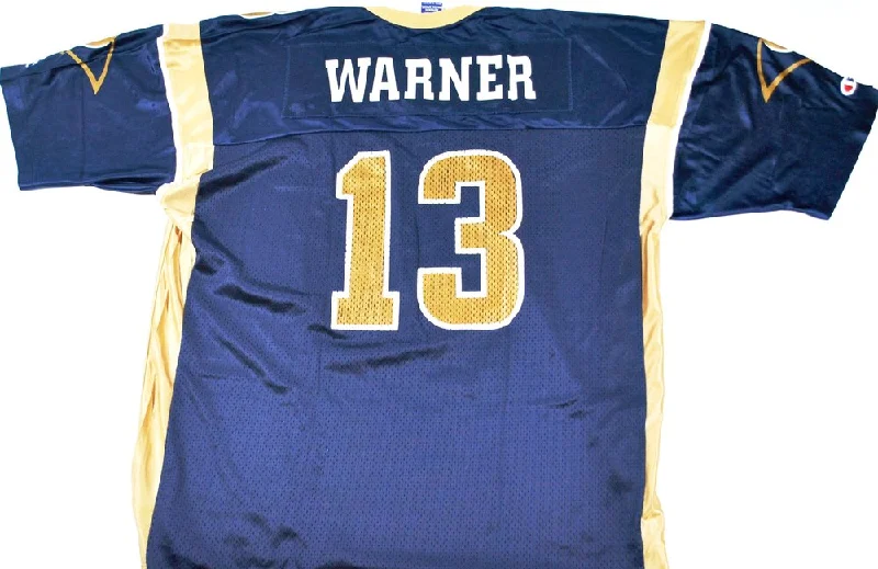 Vintage St. Louis Rams Kurt Warner Jersey Size X-Large-NFC Football Jersey with Embroidered Logo -